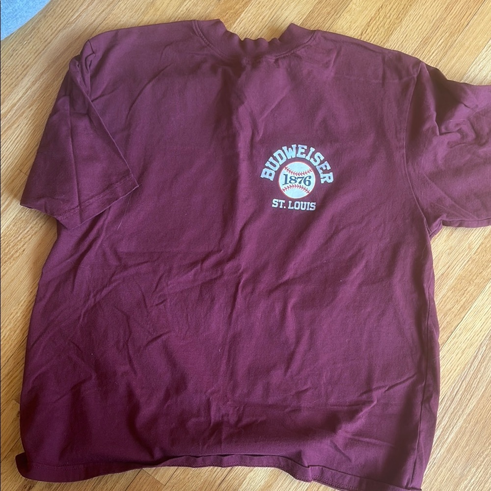 Budweiser Maroon T-Shirt